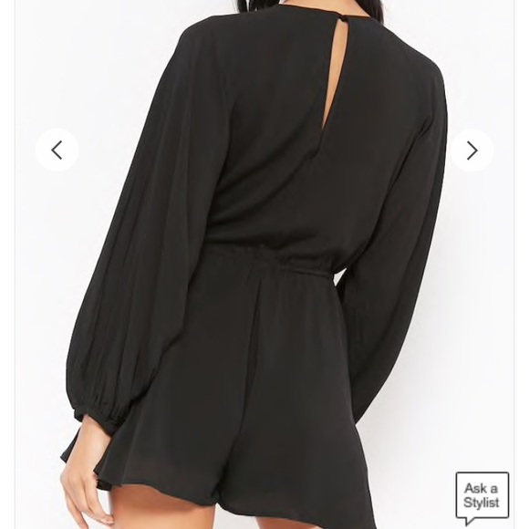 ❌SOLD❌ - F.21 Tassled plunging romper - Picture 4 of 6